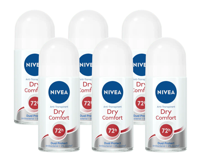 Nivea Dry Comfort Roll-on Voordeelverpakking