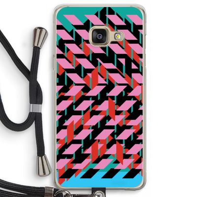 Skew Blush 2: Samsung Galaxy A3 (2016) Transparant Hoesje met koord