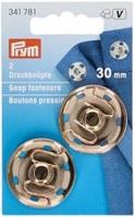 Prym Aannaaidrukknoop New Gold 30mm (2 stuks)