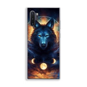 Wolf Dreamcatcher: Samsung Galaxy Note 10 Plus Transparant Hoesje