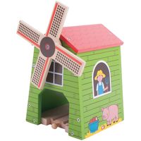 Houten rails - Windmolen