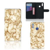 Huawei Y7 (2019) | Bookcase | Marmer Goud