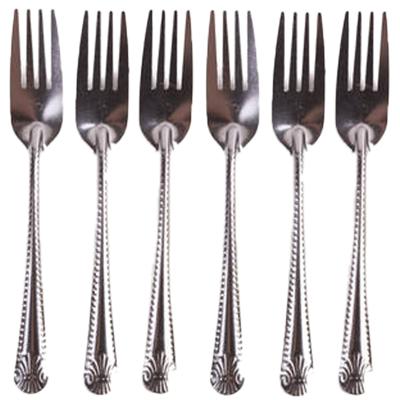 Benson diner vorken - 6x - RVS - 19 cm - tafelbestek