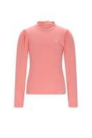 NoNo winter jersey t-shirt meisjes - roze - Koss - rib, ecovero