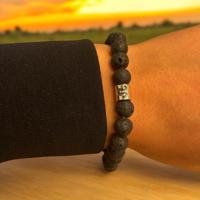 Leeuw Armband Lavasteen - Sieraden - Spiritueelboek.nl