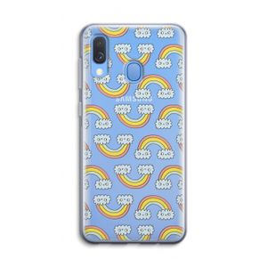 Regenboog: Samsung Galaxy A40 Transparant Hoesje