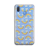 Regenboog: Samsung Galaxy A40 Transparant Hoesje