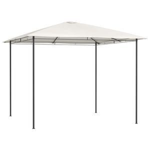 VidaXL Prieel 160 g/m² 3x3x2,6 m crèmekleurig