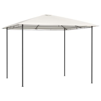 VidaXL Prieel 160 g/m² 3x3x2,6 m crèmekleurig
