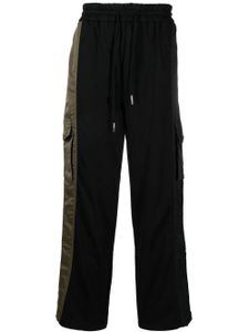 Feng Chen Wang pantalon droit à poches cargo - Noir