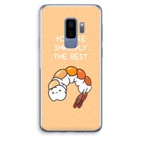 You're Shrimply The Best: Samsung Galaxy S9 Plus Transparant Hoesje