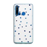 Blauwe stippen: Huawei P20 Lite (2019) Transparant Hoesje