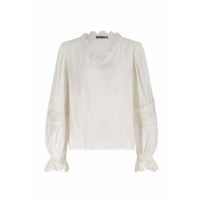 Label Dot - Wit | Dames | Blouse | Wit | 44 | regular | Kamst mode