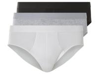 LIVERGY 3 heren onderbroeken plus size (Zwart/grijs/wit, 3XL) LIVERGY 3 heren onderbroeken plus size (Zwart/grijs/wit, 3XL)
