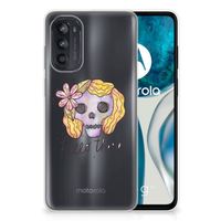 Silicone Back Case Motorola Moto G52/G82 Boho Skull - thumbnail