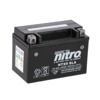 NITRO Gesloten batterij onderhoudsvrij, Batterijen voor motor & scooter, NTX9-SLA - thumbnail