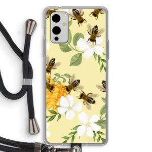 No flowers without bees: OnePlus 9 Transparant Hoesje met koord