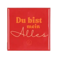 Tegeltje Du Bist Rood 10X10X1CM - thumbnail