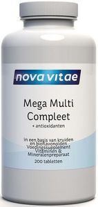 Nova Vitae Mega Multi Compleet Tabletten 200st