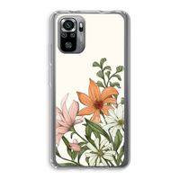 Floral bouquet: Xiaomi Redmi Note 10S Transparant Hoesje