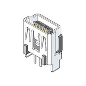 Molex 5000750517 USB MINI-B VERT RCPT 5000750517 Molex 1 stuk(s)