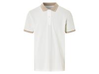 LIVERGY Heren poloshirt (Wit, M)