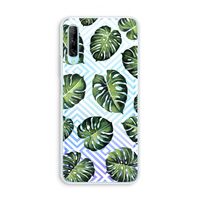 Geometrische jungle: Huawei P Smart Pro Transparant Hoesje