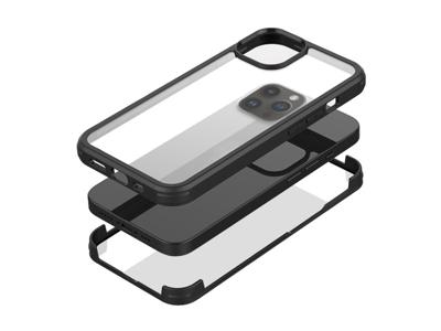 Mobilize Mobilize Tempered Glass 360 Protection Case Apple iPhone 14 Pro Black