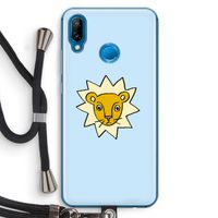 Kleine leeuw: Huawei P20 Lite Transparant Hoesje met koord