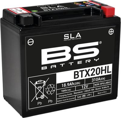 BS-BATTERY batterij "bgz20hl / btx20hl / btx20hl-bs".