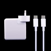 87W USB-C / Type-C Power Adapter met 2m USB Type-C Male naar USB Type-C Male laad Kabel, Voor iPhone, Galaxy, Xiaomi, Huawei, LG, HTC en andere Smart