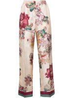 F.R.S For Restless Sleepers pantalon en soie - Rose