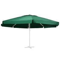 VidaXL Vervangingsdoek voor parasol 600 cm groen - thumbnail