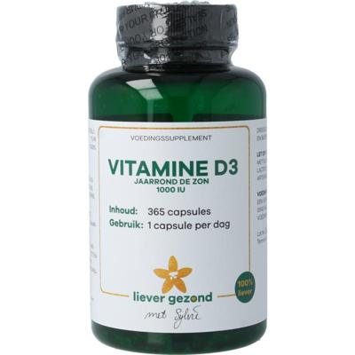 Liever Gezond jaarr vit d3/25mcg/1000 iu ll