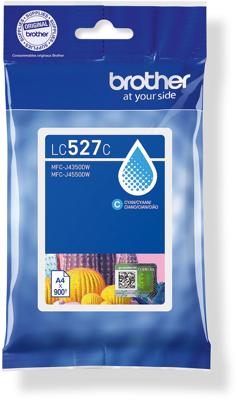 Brother inktcartridge, 900 pagina&apos;s, OEM LC-527C, cyaan