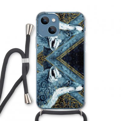 Golden Fox: iPhone 13 mini Transparant Hoesje met koord