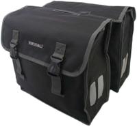 Dubbele fietstas Basil Mara XL 35 liter 35 x 15 x 32 cm - zwart