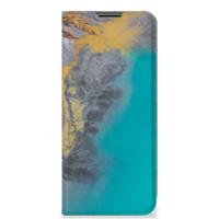 Nokia G50 | Standcase | Marble Blue Gold