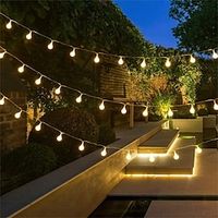 Outdoor led globe bal lichtslingers 100/50/30 m fairy light 800/400/300 leds voor party tuin yard kleurrijke romantische decoratie verlichting ip44 waterdicht Lightinthebox - thumbnail