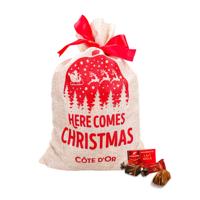 Côte d'Or chocolade kerstcadeau in jute zak - Best of Côte d'Or Mix Côte d'Or chocolade kerstcadeau in jute zak - Best of Côte d'Or Mix