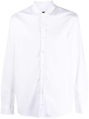 Deperlu chemise en coton à manches longues - Blanc