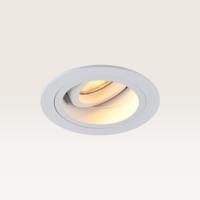 Inbouwspot Orano bianco - Diameter 92mm - Rond - GU10-fitting - IP20 voor binnen - Wit - Met doorlusbedrading