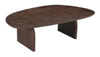LABEL51 Organische Salontafel 'Cooper' Mangohout, 135 x 75cm, kleur Espresso