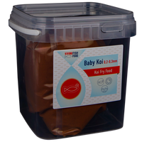 Vivani Baby Koivoer 1kg - Optimale Groei & Gezondheid voor Jonge Koi, 0,2-0,3mm Pellets