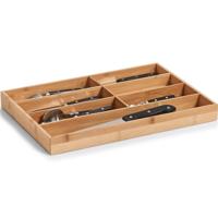 Zeller bestekbak - bamboe hout - 44 x 30,5 cm - inzetbakken van hout - lade verdeler Zeller bestekbak - bamboe hout - 44 x 30,5 cm - inzetbakken van hout - lade verdeler