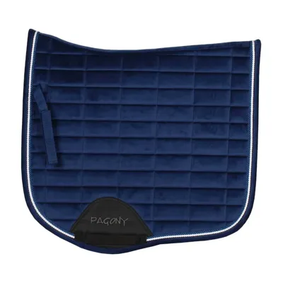 Pagony Work Velours zadeldek blauw maat:vs full