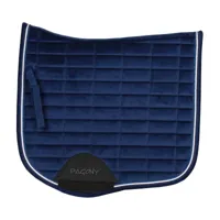 Pagony Work Velours zadeldek donkerblauw maat:vs cob
