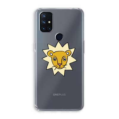 Kleine leeuw: OnePlus Nord N10 5G Transparant Hoesje