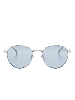 Dunhill lunettes de soleil à monture ronde - Argent