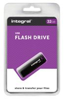 Integral 32GB USB2.0 DRIVE BLACK USB flash drive USB Type-A 2.0 Zwart - thumbnail
